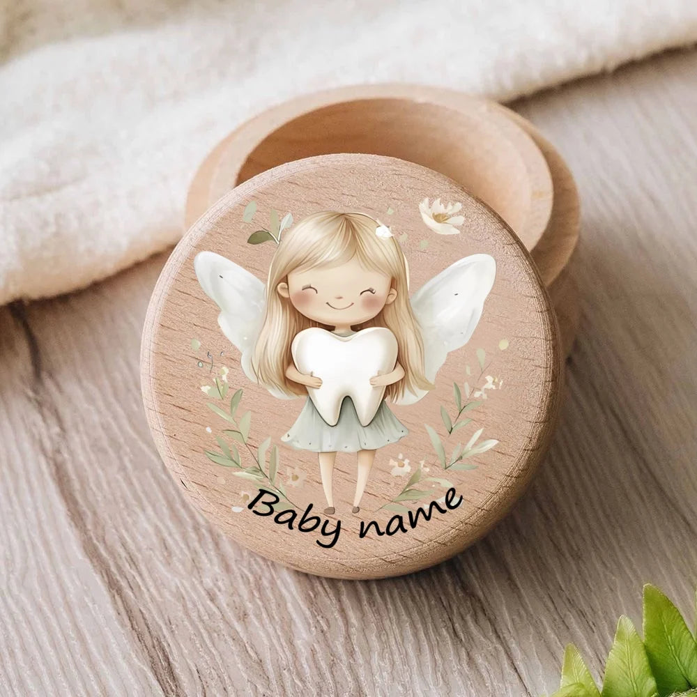 Personalised Baby First Tooth Wooden Tooth Box Milk Teeth Storage Collect Teeth Custom Name Keepsake Boxes Abiraterone acetate