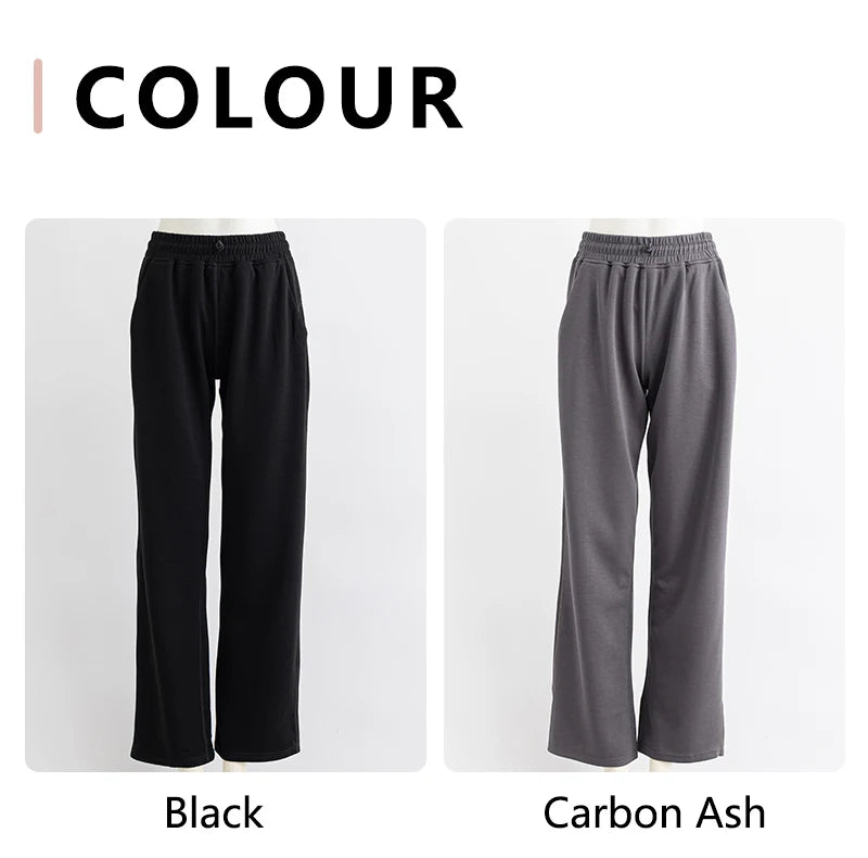 Butt Lift Wide Jogging Pilates Straight Yoga Pant Push Up Sports Trousers Fitness Training Wear High Waist Baggy Pants for Women