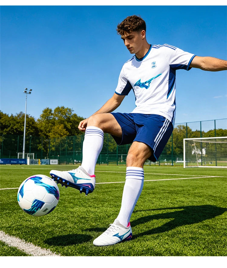 Soccer Shoes Men's Football Boots Grass Training Sports Society Soccer Cleats Non-slip Football Field Boot Crampons De Football