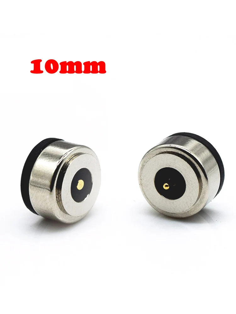 1Pair 2/3/4/5/6Pin waterproof high current magnet suction spring pogo pin male female probe DC power charging magnetic connector
