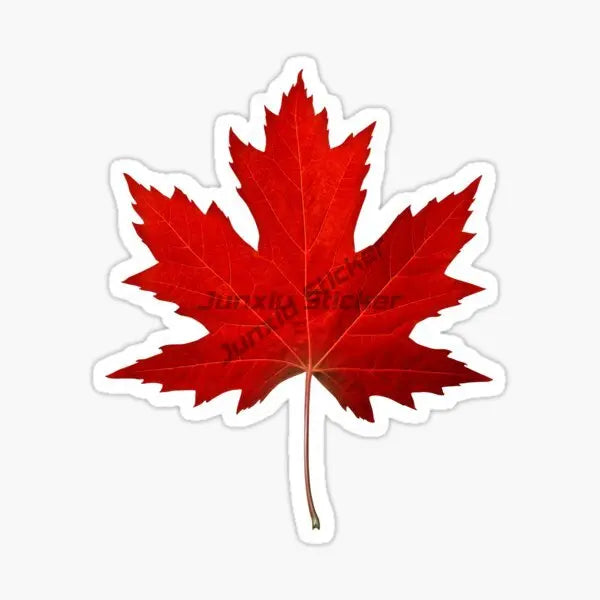Canada Flag Map Maple Leaves Creative PVC Sticker for Decorate Car Bicycle Motorcycle Window Fridge Wall Decal Accessorie