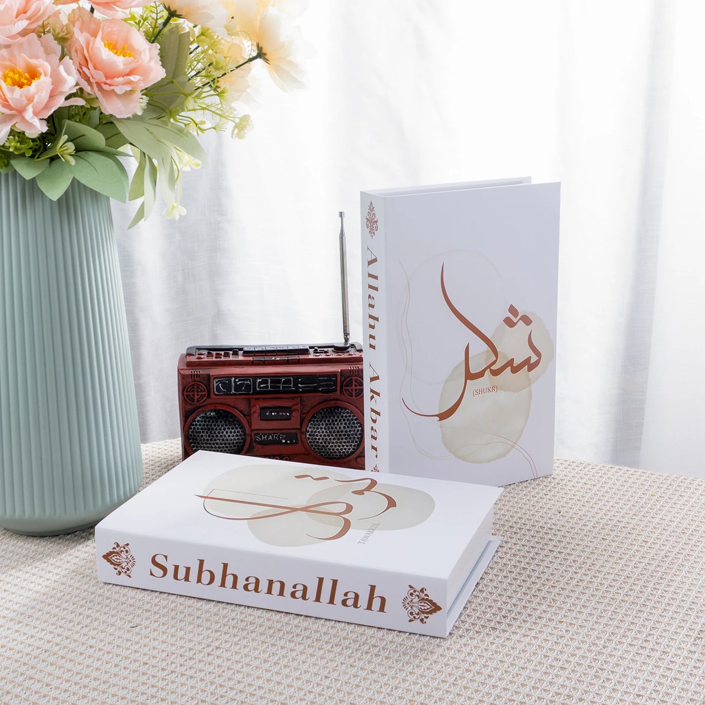 Islamic Serie Fake Book Decoration Coffee Table Decoration Living Room Fashion Prop Books Home Decoration Model Room Accessories