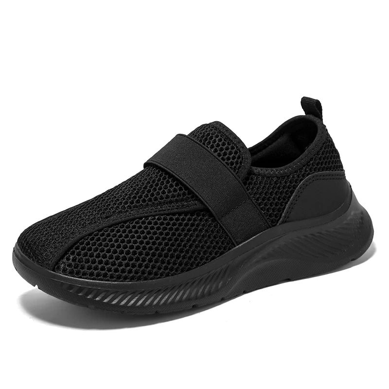 Wide Toe Box Elderly Shoes Comfort Walking Sneakers Diabetic Shoes Orthopedic Bunion Swollen Foot Hallux Valgus Thumb Eversion