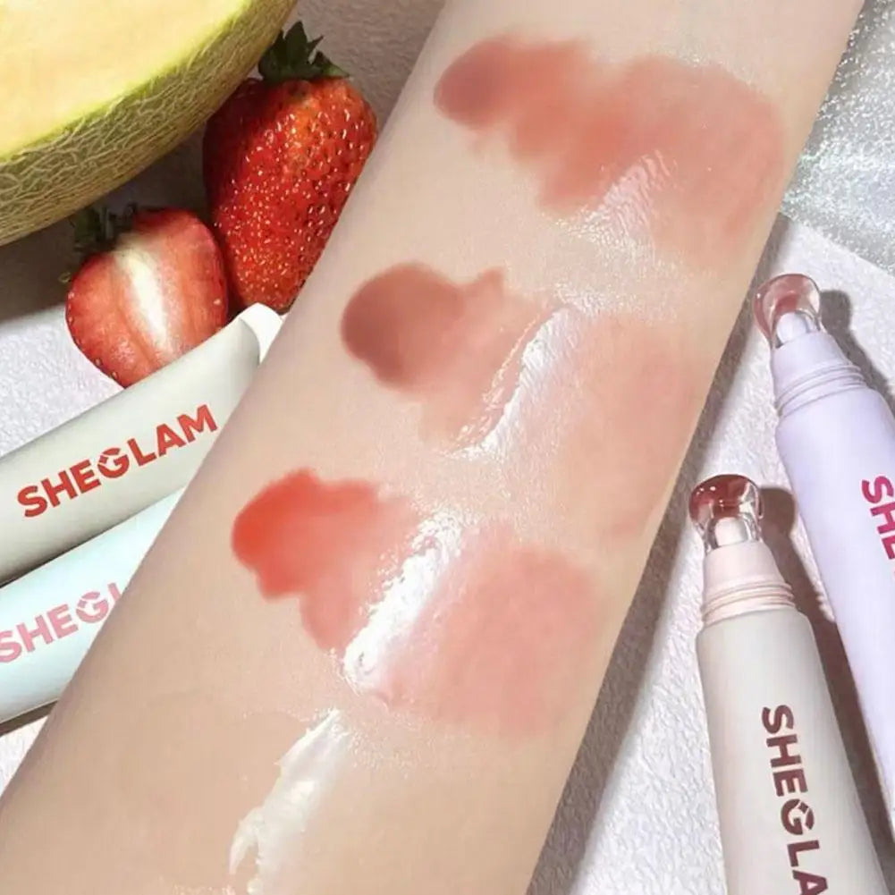 SHEGLAM Crystal Glaze Moisturizing Lip Care Canoy Lane Cocoa Cookie Strawberry Milk Melon Pop Lasting Mirror Lip Tint Beauty Lip