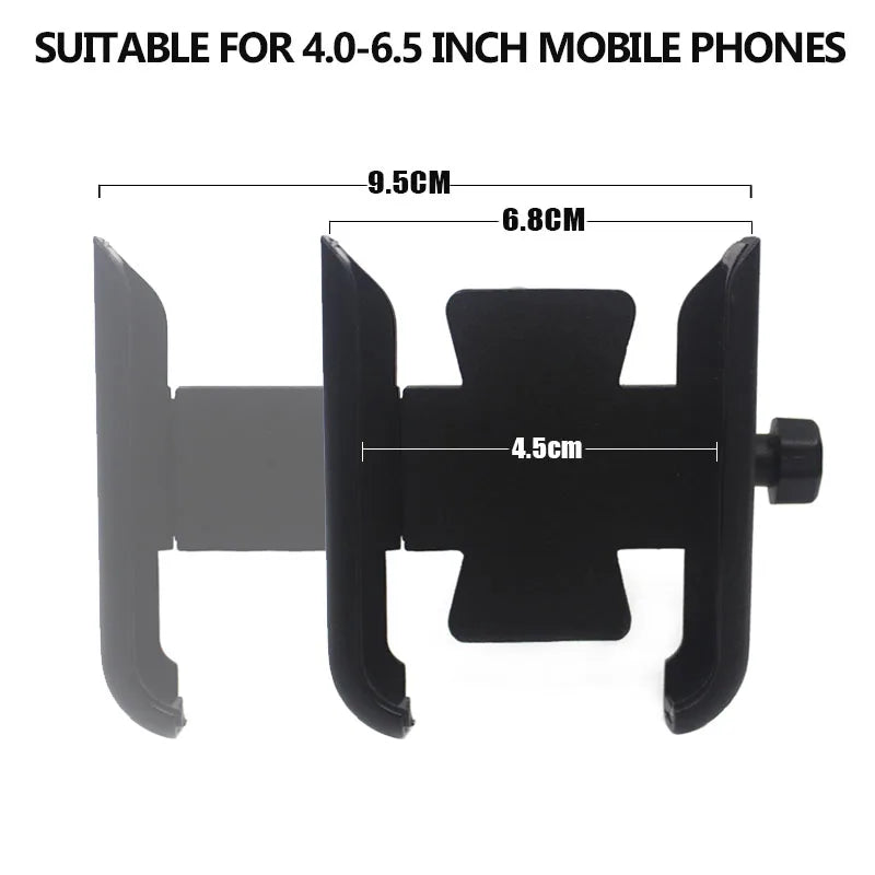 Motorcycle Phone Holder AccessoriesFor SYM JP150 GR125 fiddle FNX150 maxsym 400i 600i High Quality Aluminum Mobile Stand Holder