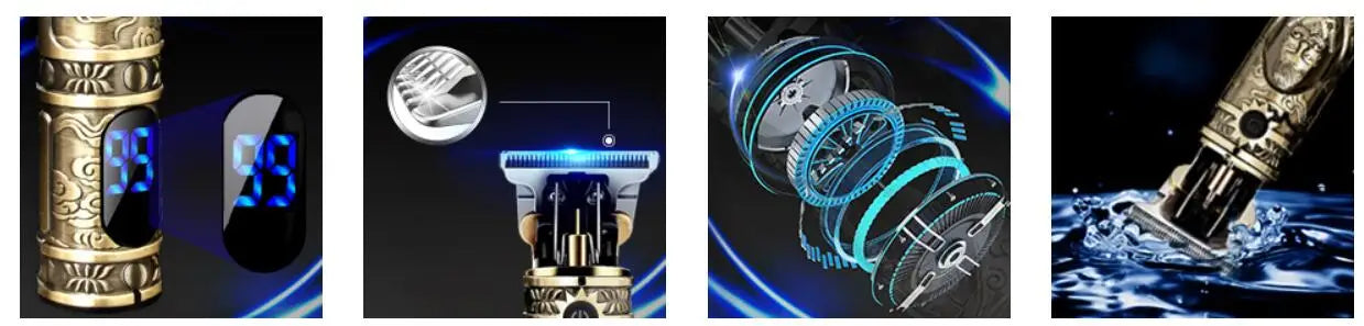 T9 Cordless Electric Hairber Shaver Hair Trimer Home Appliances Travel Barber Razors Shaving Machine for Men Trimmer Man