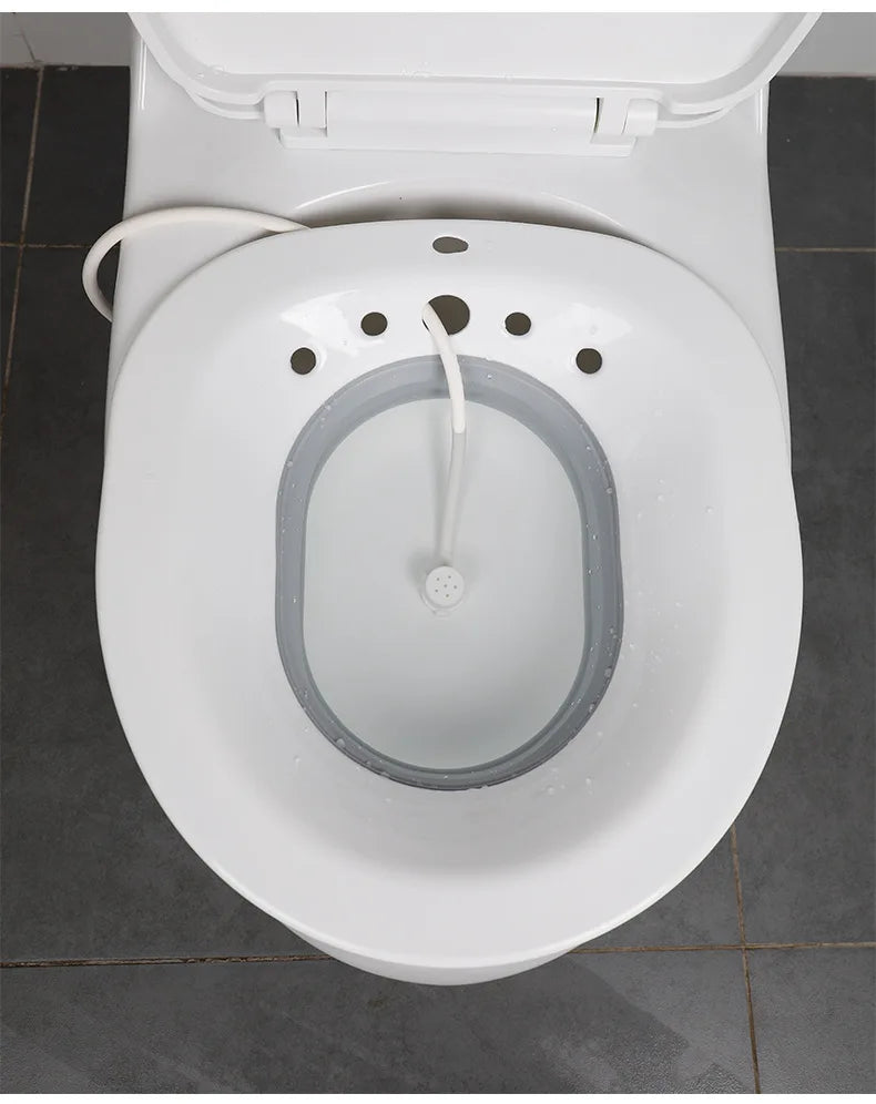 Bidet Folding Portable Bidet Maternity Self-Cleaning Private Parts Buttock Rinse Perineal Soak Bath Hemorrhoid Treatment Bidet