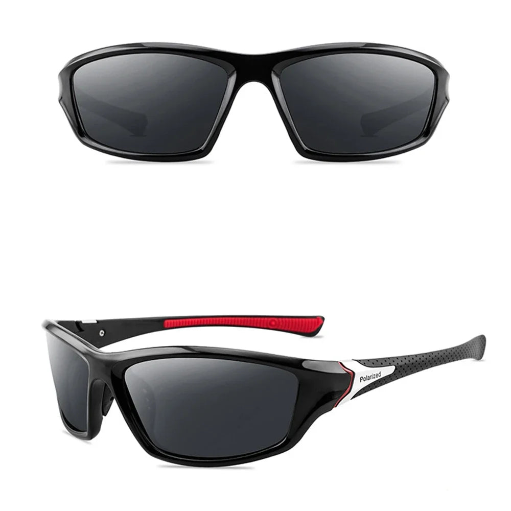 Luxury Polarized Men Driving Sunglasses Classic Retro Style Outdoor Sports Cycling Fishing Camping UV400 Protective Sun Glasses