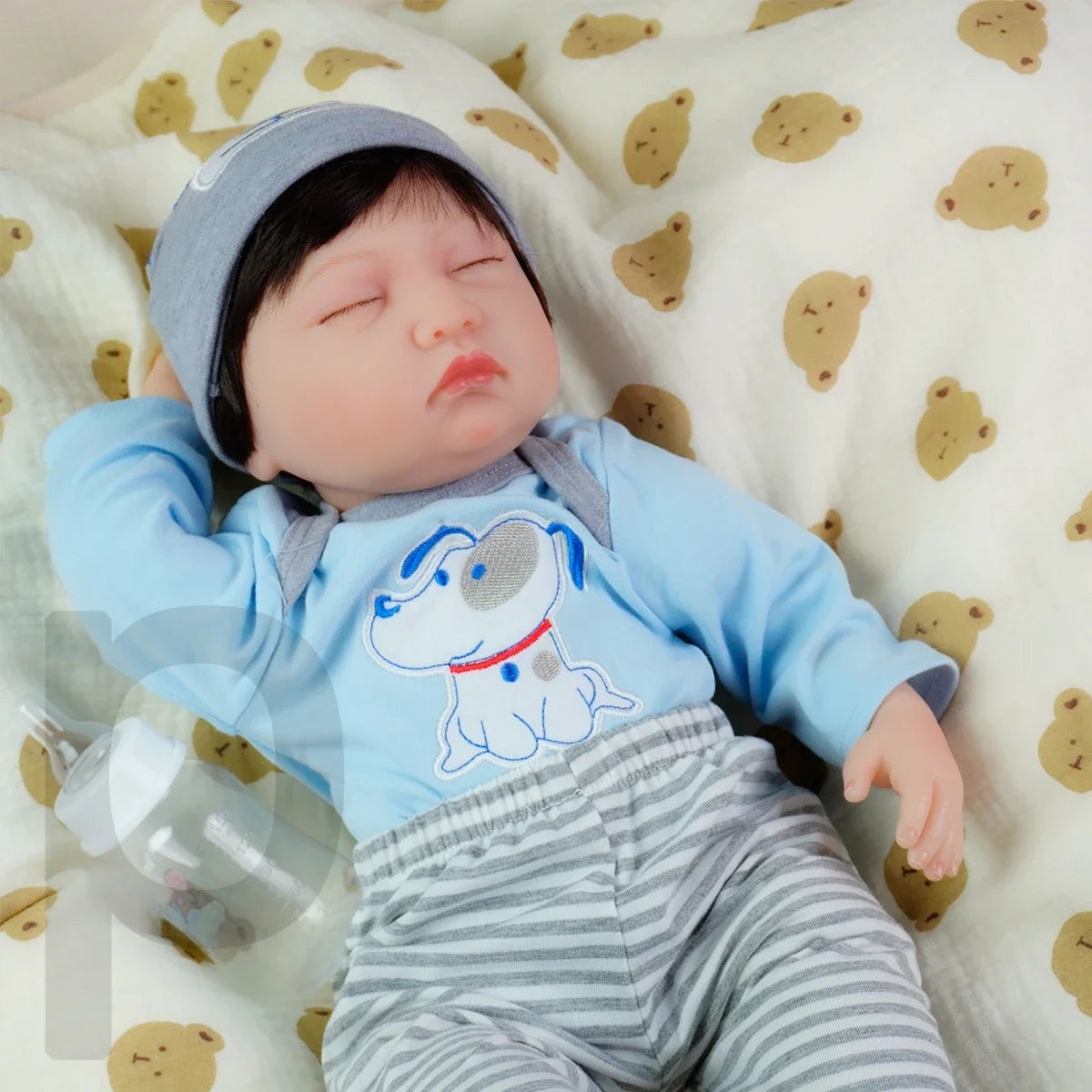 Reborn Baby Doll Soft Body Realistic Baby Doll Cute Handmade Real Life Baby Doll Gift Box Suitable for Children Collectors