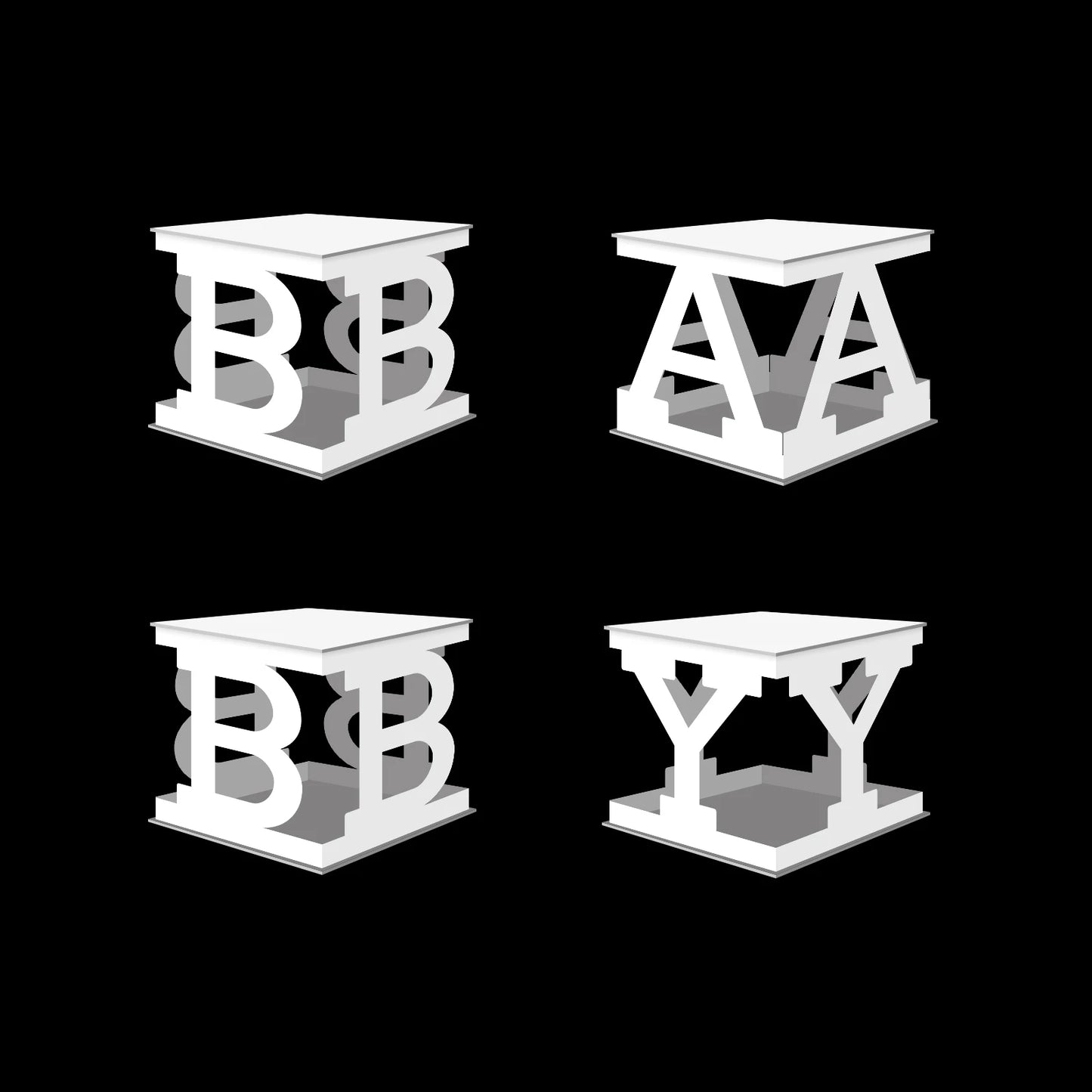 BABY Blocks Baby Shower Decoration Hollow Baby Cubes Balloon Filling Boxes Foam Board One 1st Birthday Party Decor