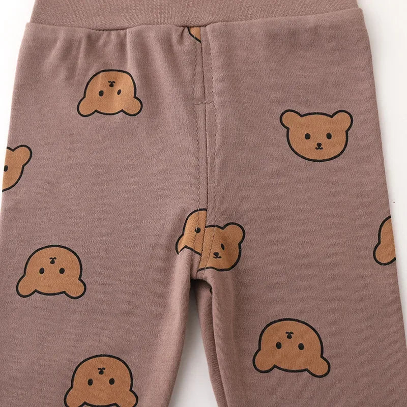 Baby Clothes 2pcs Sets Autumn  Winter Baby Pajama Set Bottom Underwear Two-piece Set Cotton Baby Boy Long Sleeves Outfit