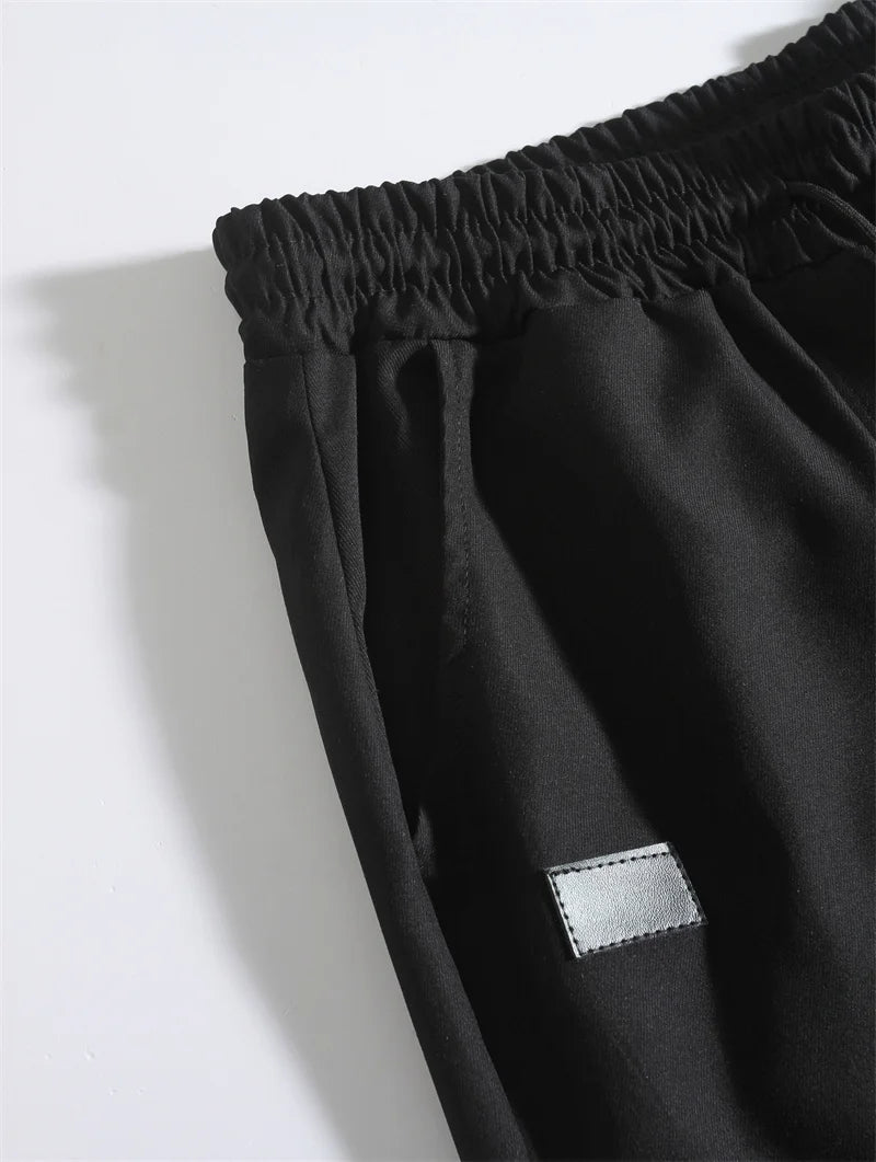 2024 New Cargo Pants Men's Loose Straight sports Clothing Solid color sweatpants Versatile Joggers Woven Casual Male Trousers