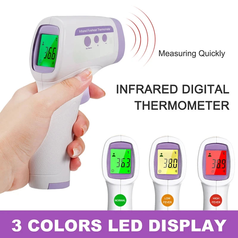 New Digital Thermometer Household Temperature Measurement Medical Non-contact Infrared Laser Temperature Gun Tester-50-500