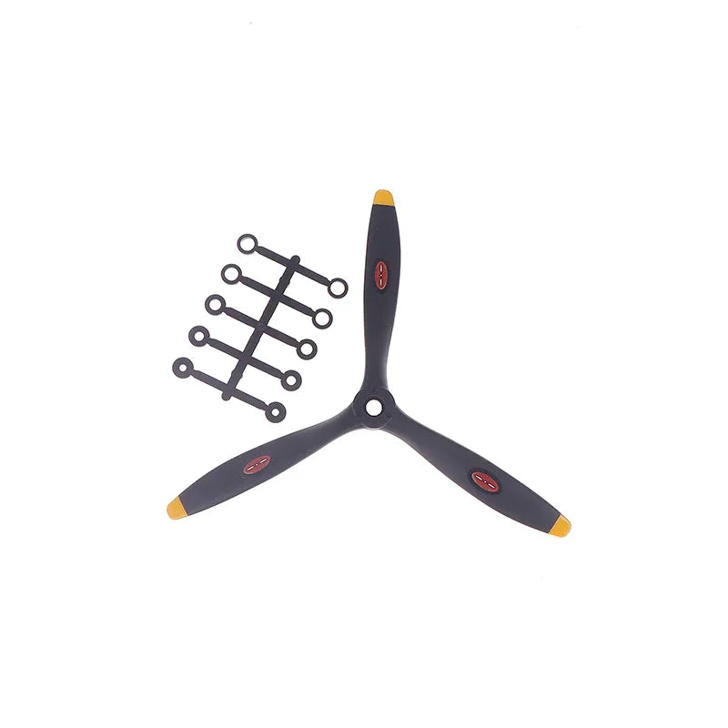 RC Modeled Airplane with 3-Blade 8060 9060 1060 1170 1370 Propeller, Perfect for Electric or Methanol Gas Engines
