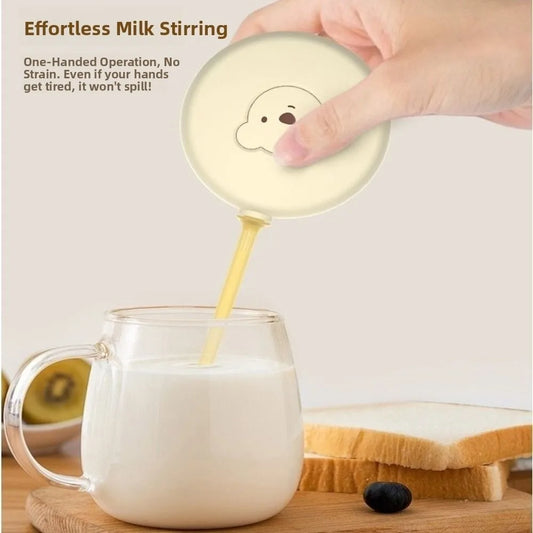 Wireless Electric Milk Frothers Electric Battery Model Coffee Whisk Mixer Automatic Portable Electric Handheld Blender