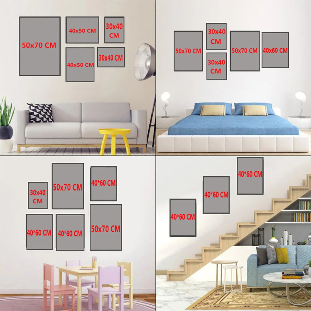 Islamic Beige Landscape Art Poster Prints Mosque Morocco Wall Canvas Painting Bohemia Picture for Living Room Home Decoration