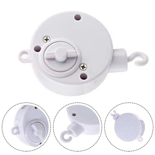 Infant Bell Rotary Wind-up Music Box Baby Mobile Crib Bed Bell Windup Movement Music Box Machine Nursery Decoration