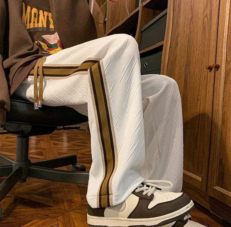 Male Sweat Pants Casual Athletic New Items In Baggy Wide Leg Fashion Trousers Track Training Summer Sport Y2k Sweatpants for Men