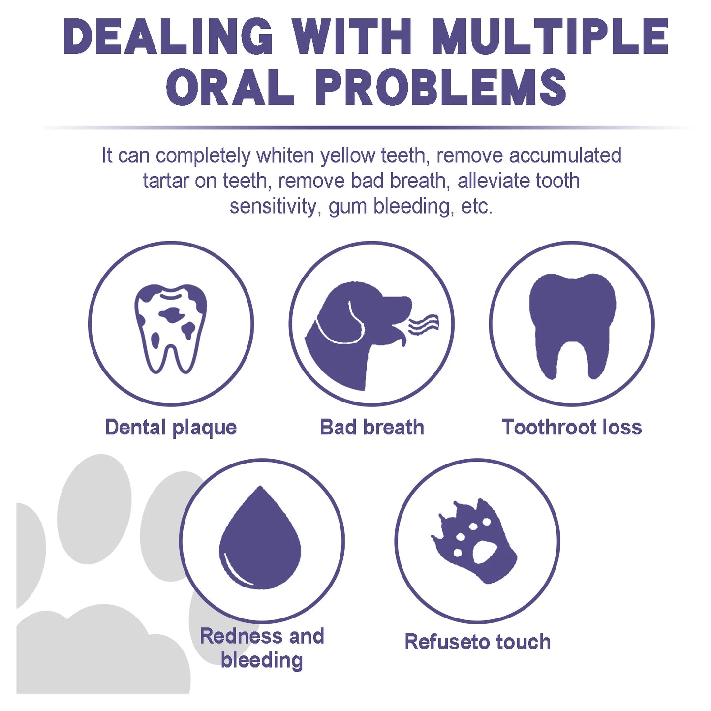 Pet Dental Care Gel 3ml Teeth Cleaning Pen for Dogs and Cats Fresh Breath Tartar Control Soothes Gums Easy Baking Soda Formula