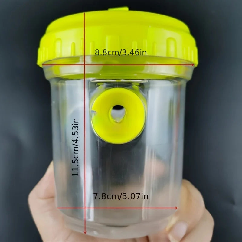 Outdoor Insect Trap with Lid Effective Fruit Fly Wasp Catcher Transparent Design Reusable Pest Control Trap for Garden Patio