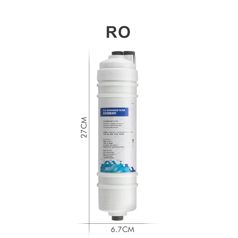 Waternoble 10 Inch Water Filter Replacement PP Cotton & T33 Activated Carbon Filter Chlorine Removal Water Purification System