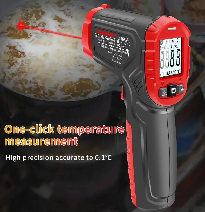 Digital Infrared Thermometer -50~600℃ IR Laser termometro Pyrometer Gun Non-Contact Laser Temperature Meter gauge Tools