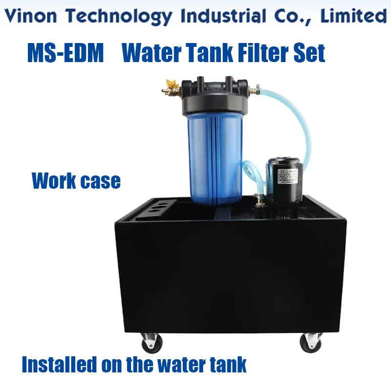 Water Tank Filter Set used for Medium Speed Wire Cutting Machines. Multi Layer Filter, Thickened Cover, Filter powder iron dust