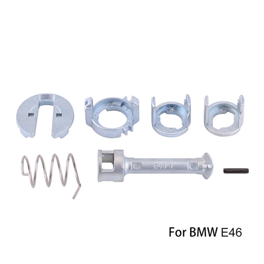 Front Left Right Door Lock Cylinder Repair Kit Replacement Parts for  E46 3 Series 1998-2005 Door Lock Repair