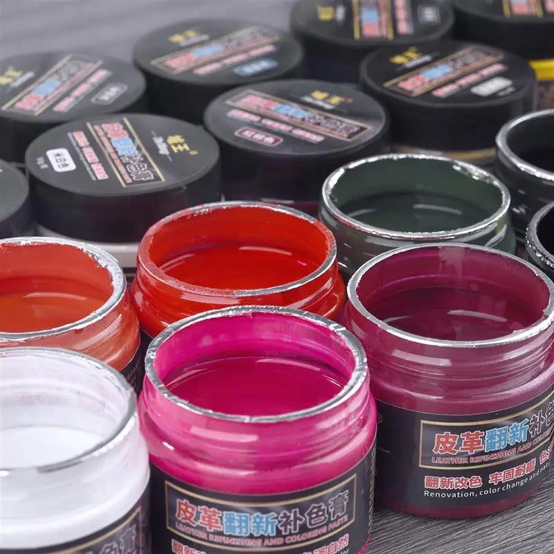 Vegetable Tanned Leather Pigment 50g/Bottle Coloring DIY Leather Crafts Dye Graffiti Used For Vegetable Tanning Material