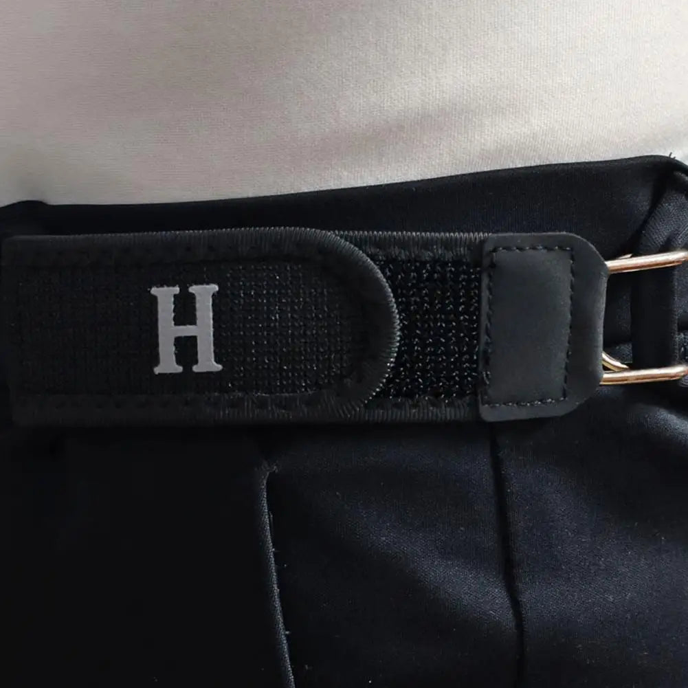 Buckleless Elastic Hook Belt Unisex Adjustable Waistband Functional Metal Hooks for Tools Daily Use, Comfortable Belt for Work