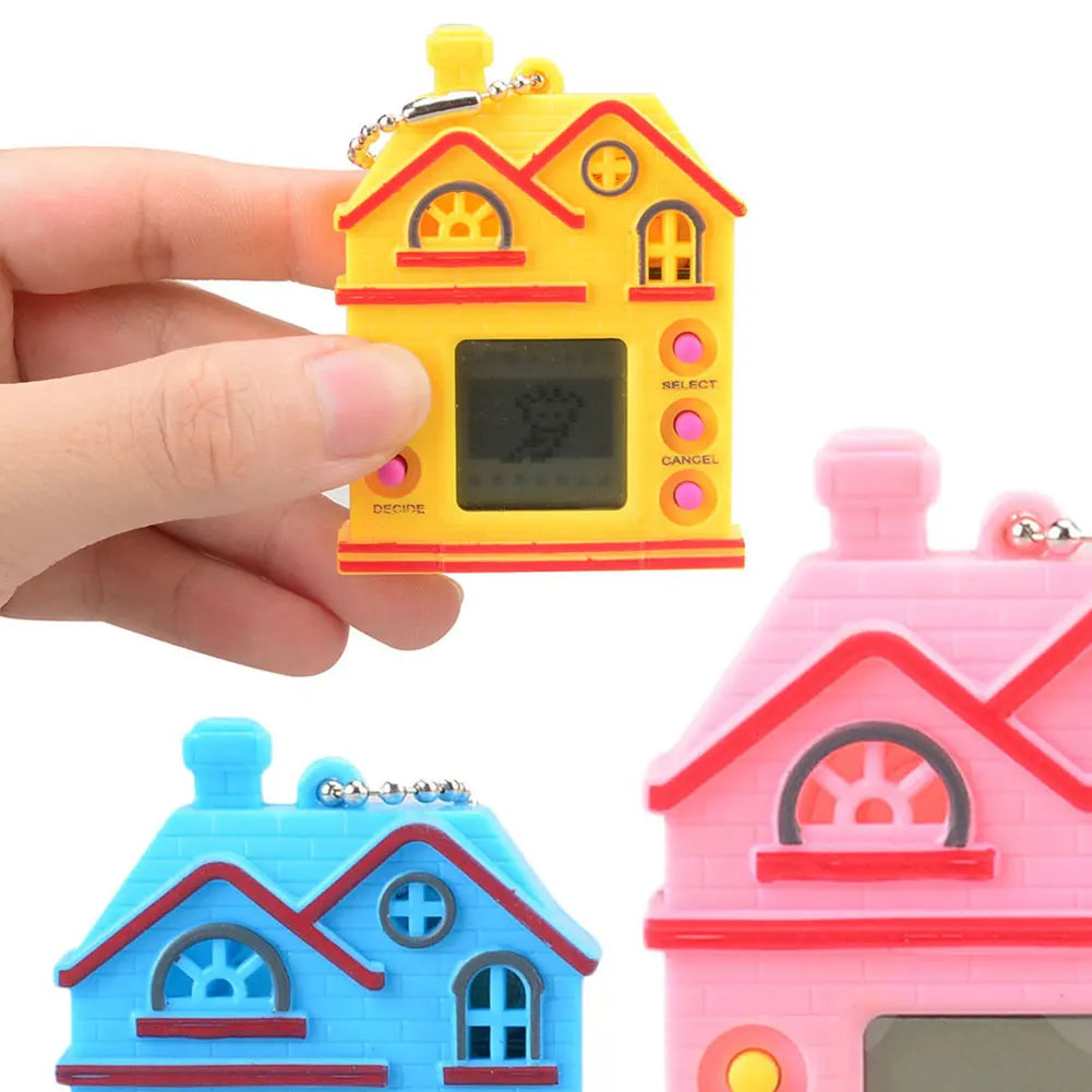 1PC Transparent Electronic Pets Tamagotchi Nostalgic 49 Pets In One Virtual Cyber Digital Pet Toys Pixel Funny Play Toys