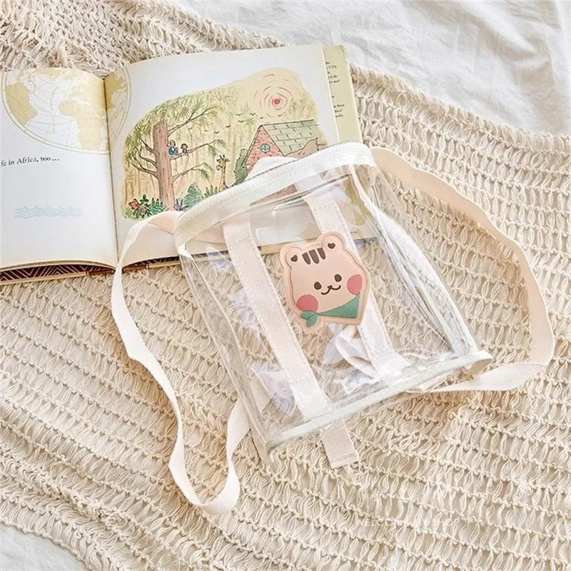 Kids Backpack Toddler Backpack Mother Kids Bags for Girl School Bags Cute Pvc Transparent Bag for Boy Bolsas Para Niños Mochila