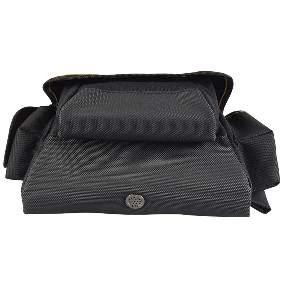 Tool Pouch - Electrician Tools Bag,Multic Pockets Tool Belts Pouches with Cover ,Thickened Oxford Cloth Belt Bag Pouch Bag WH018
