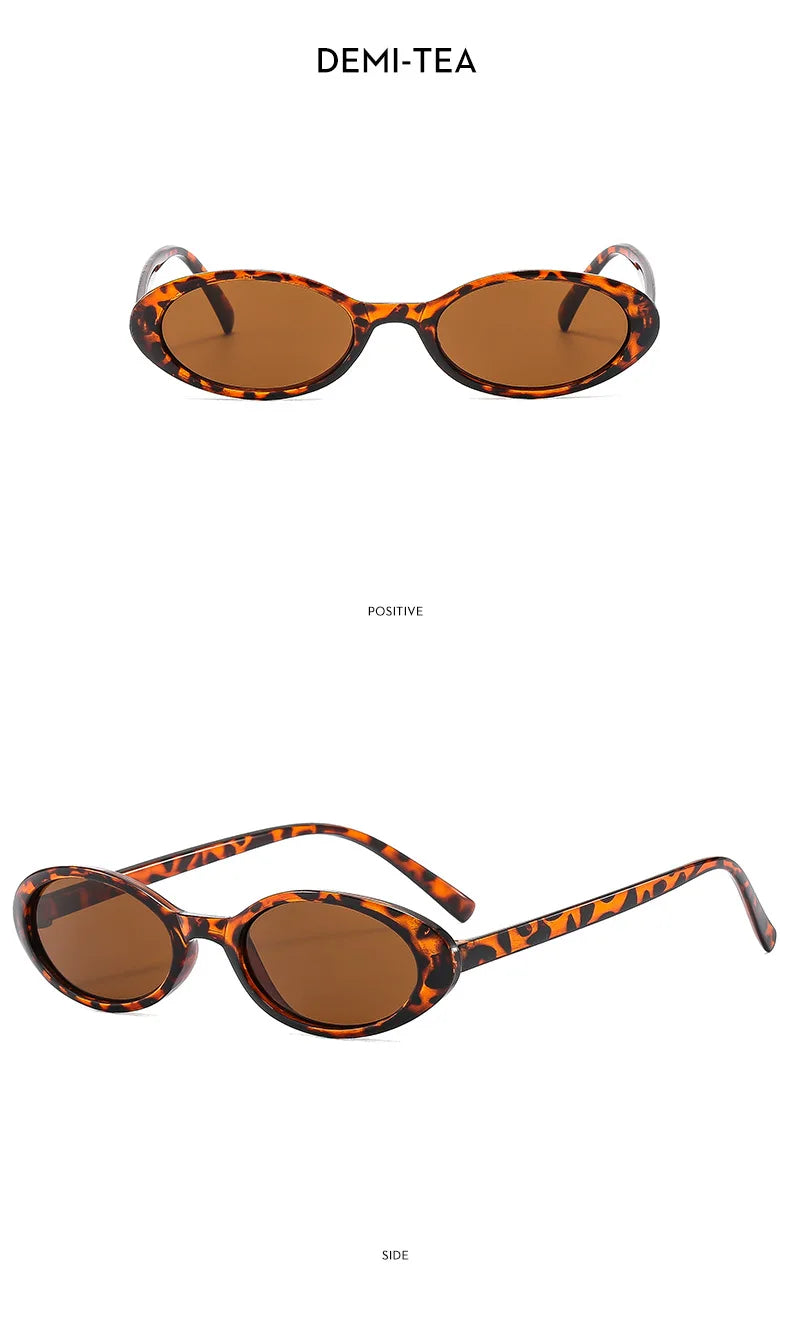 Polarized Small Oval Women's Myopia Sunglasses Women Frame Nearsighted Sun Glasses Uv400 Protection Eyewear