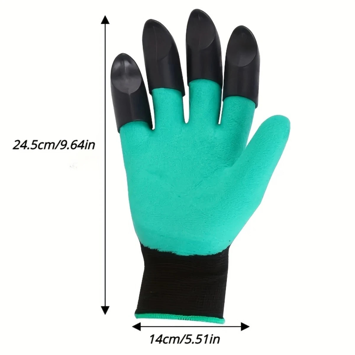 Gardening Gloves with Rubber Coating for Digging, Providing Protection for Hands While Planting, Weeding, Caring for Flowers