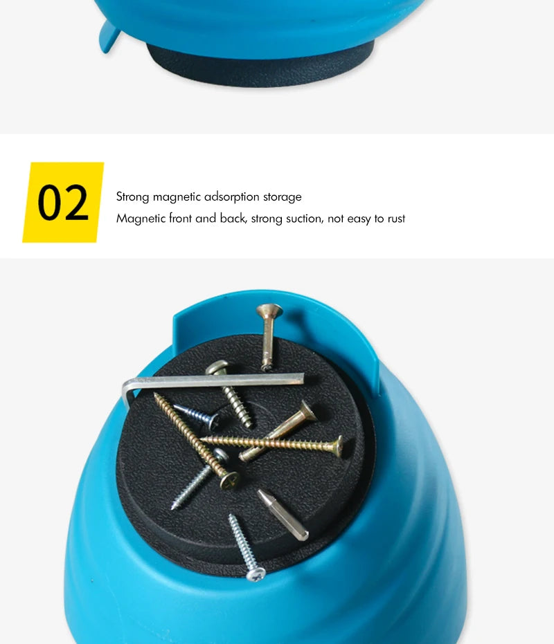 Magnetic Nut Cup, Magnetic Bowls for Holding Nuts and Bolts, 15cm Cup Diameter Magnetic Parts Tray for Metal Work