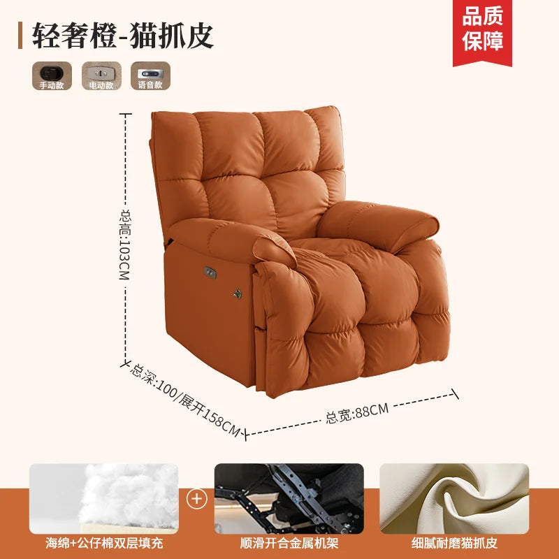 Recliner Europe Living Room Sofas Comfortable Adults Minimalist Design Sofa Cinema Lounge Muebles Para Habitacion Furnitures