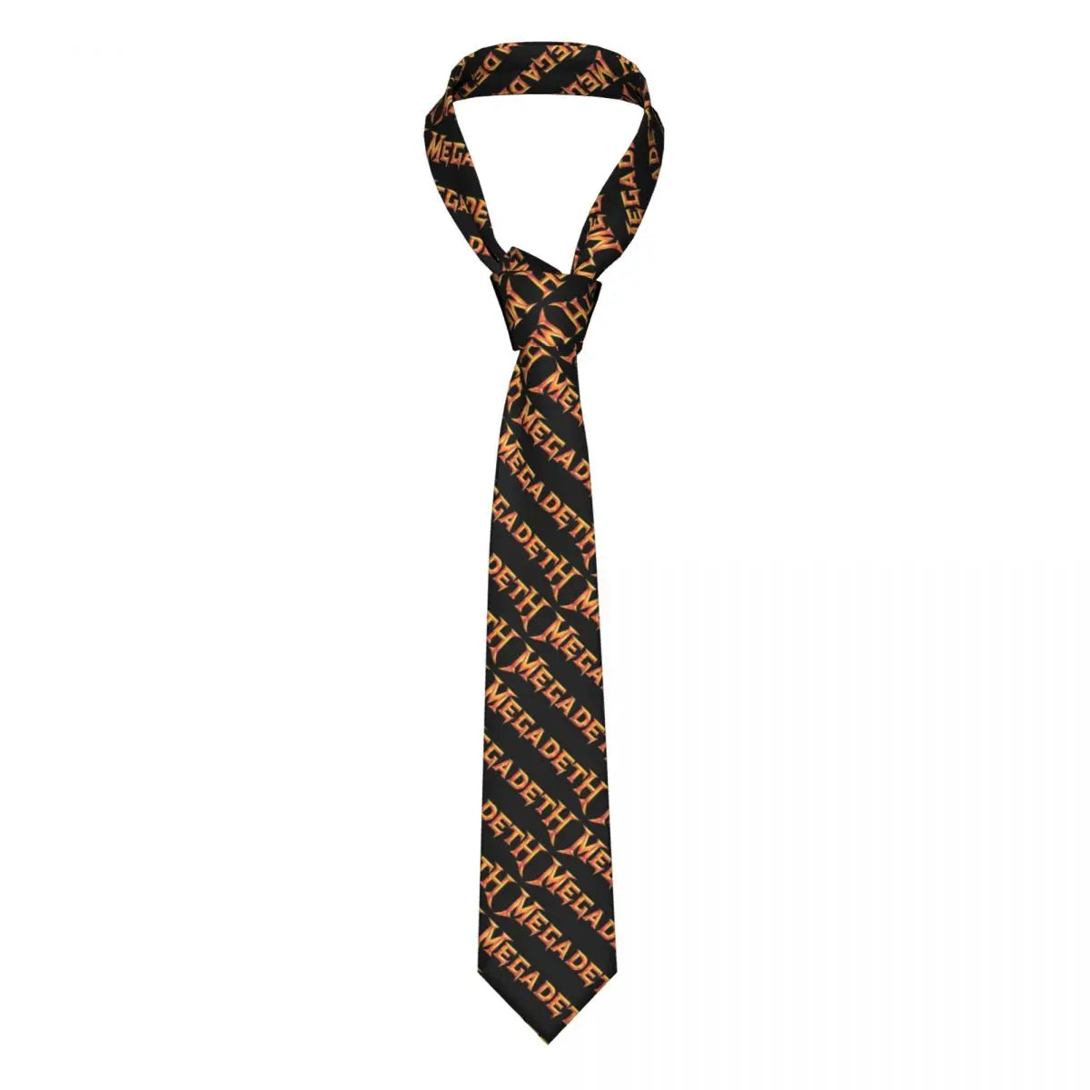 Slipknots Neckties Men's Customized Silk Heavy Metal Rock Music Gift Neck Tie for Office