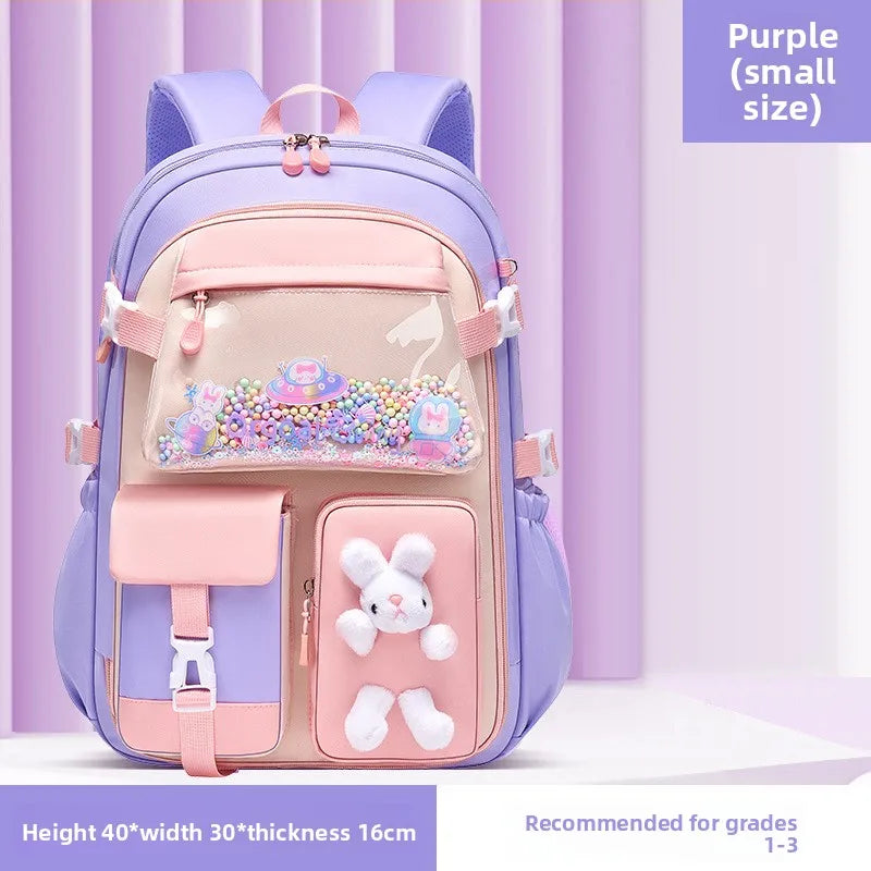 2026 Primary School Girls' Schoolbag Kawaii Lightweight Children's Bag Waterproof Bags Colorful Travel Backpack Mochilas Gifts
