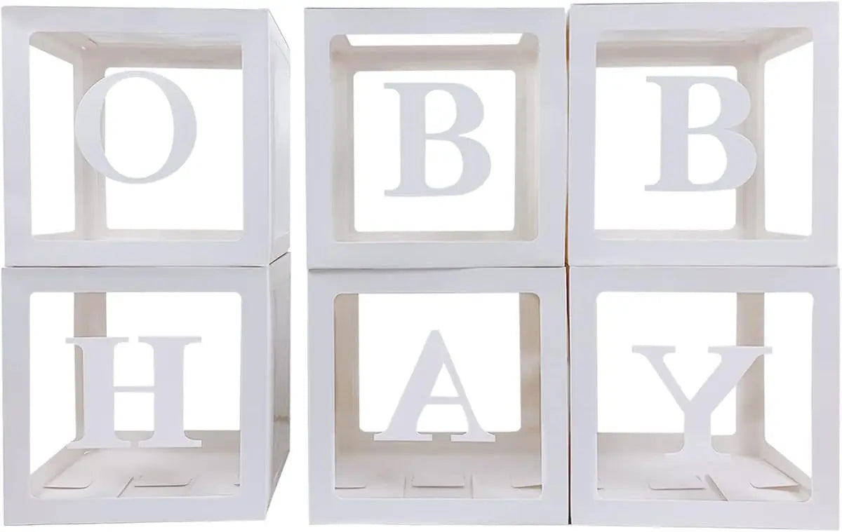 Baby Boxes with Letters or number, for Baby,Eid,One,Ohbaby,2024 Birthday,Eid Party Decoration,Baby Shower Decoration