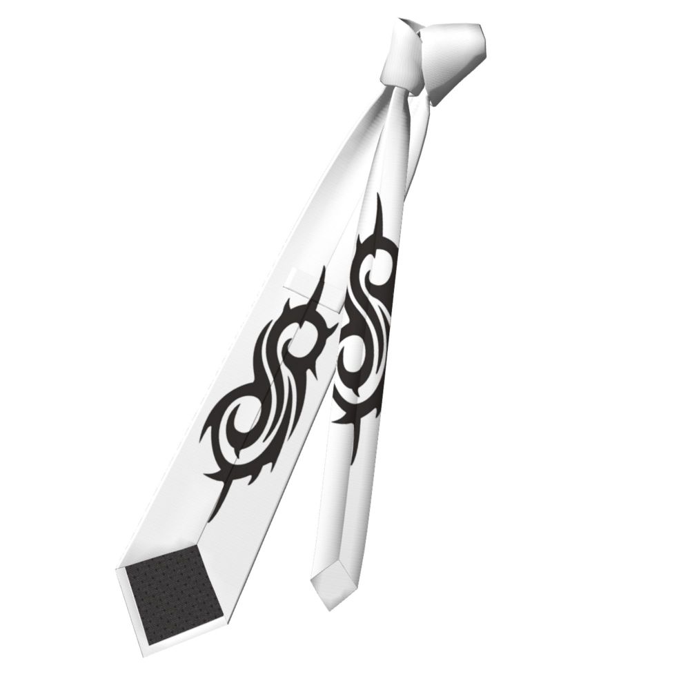 Slipknots Neckties Men's Customized Silk Heavy Metal Rock Music Gift Neck Tie for Office