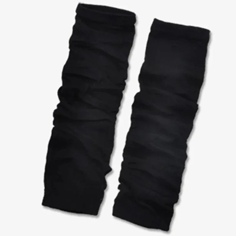 Stacked Style Extra Long Fingerless Gloves：Thick Knit Soft Skin-Friendly，Warm without sacrificing fashion sense