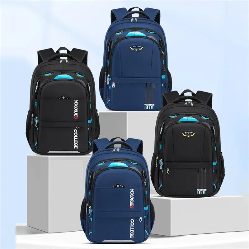 Waterproof Children School Backpack, Casual Primary Schoolbag Book Bag for Boys Daily School Use