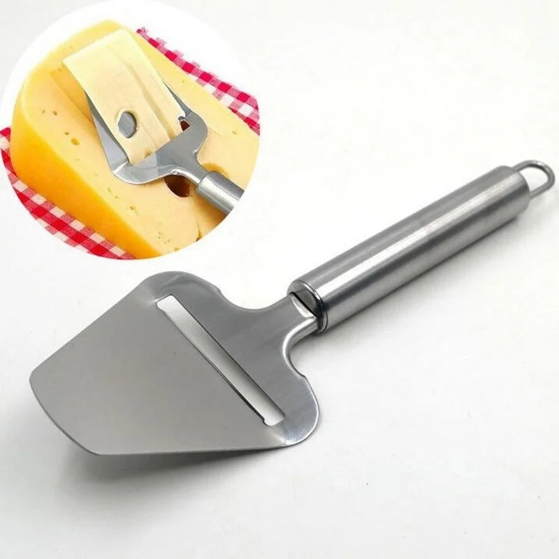 Silver Stainless Steel Cheese Peeler Cheese Slicer Cutter Butter Slice Cutting Knife Kitchen Cooking Cheese Tools Wholesale