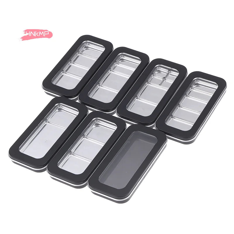 Refillable Magnetic Eyeshadow Palette Empty Black Clear Makeup Storage Case DIY Cosmetic Container for Lipstick Foundation Blush