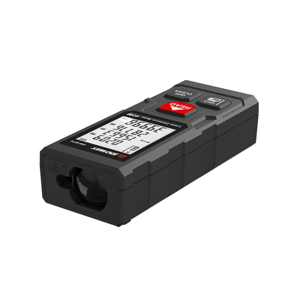SNDWAY laser distance meter 40M 60M 80M 100M rangefinder trena laser tape range finder build measure device ruler test tool