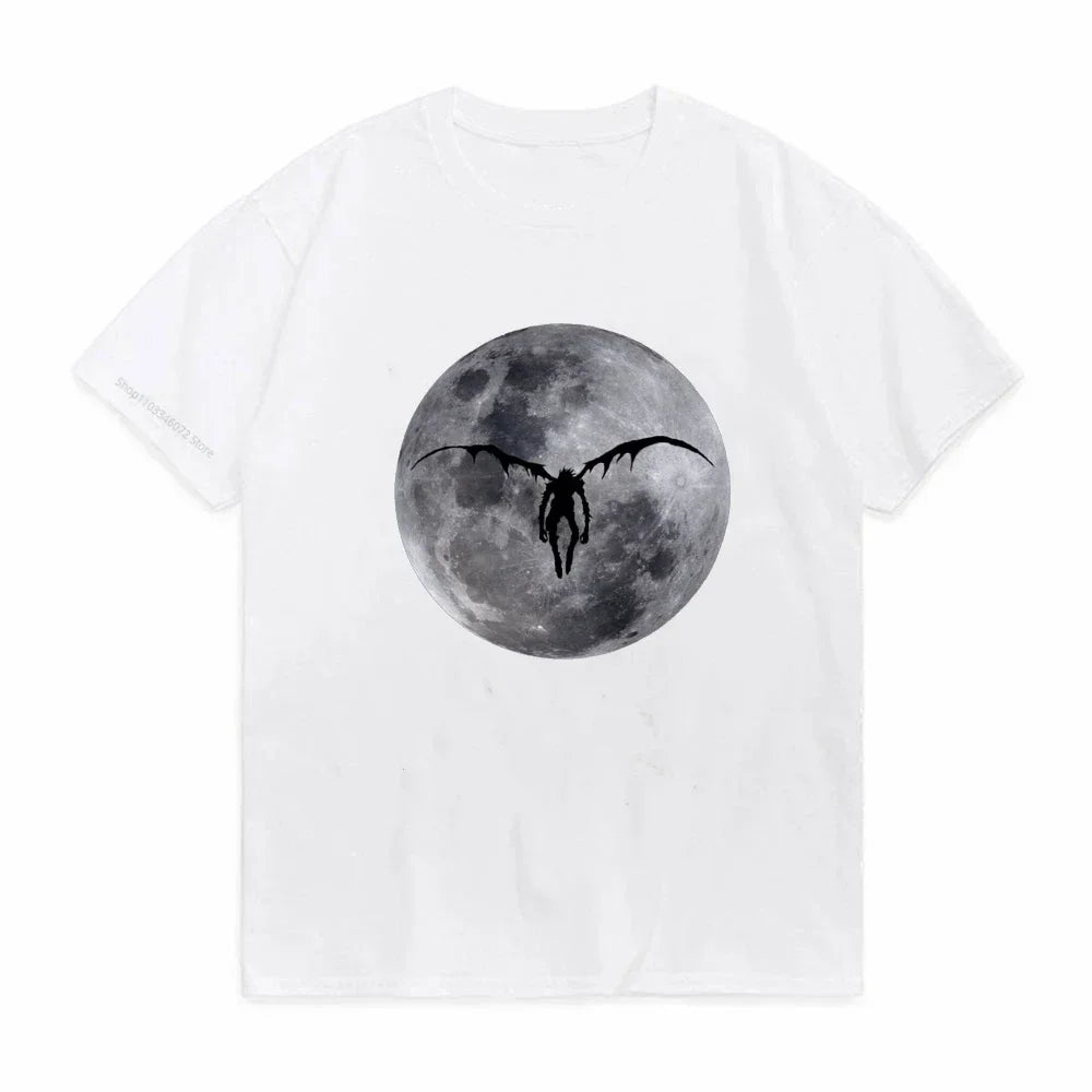 Men Kawaii Cartoon Summer Tops Misa Amane Graphic Tees Japanese Anime T-shirt Death Note T Shirt  Harajuku Unisex Pop Y2k Tshirt