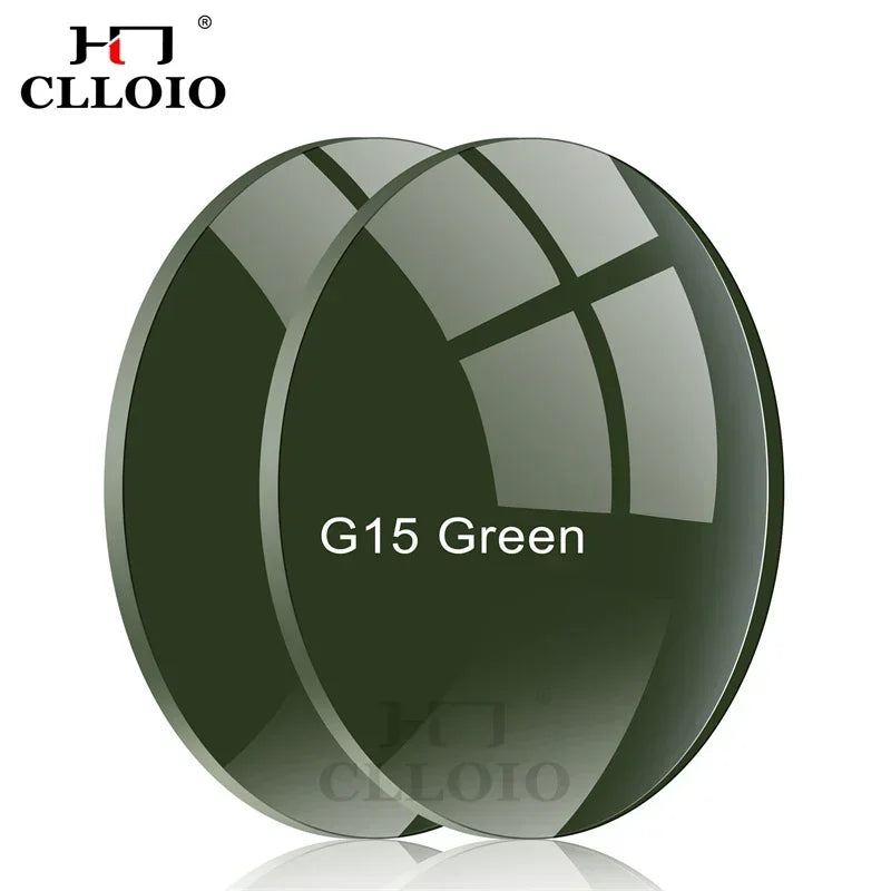 CLLOIO Progressive Multifocal Prescription Polarized Sunglasses Lens 1.56 1.61 1.67 1.74  CR39 Resin Aspheric Anti-Glare Lenses