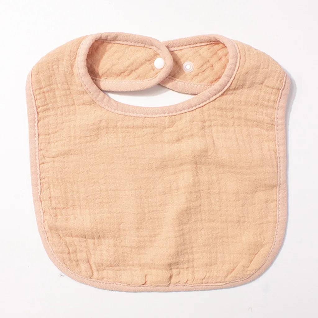 Mother and Baby Category A Children's Saliva Towel, Baby Cotton Gauze Absorbent Bib, Infant Anti-Spill Feeding Essential