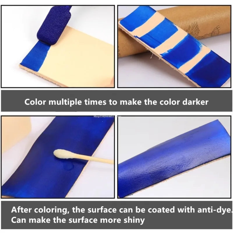 100ml 16 Color Leather Alcohol Dye Can Be Diluted Dyeing Paint DIY Leather Products Vegetable Tanning Repair Refurbished Dyeing